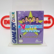 Game Boy Color NSYNC / N'SYNC: GET TO THE SHOW - NEW & Sealed with H-Seam!