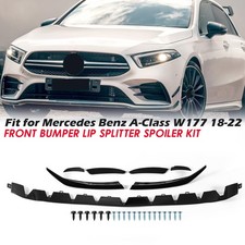 Aero-Kit Flaps Frontspoiler Splitter F&uuml;r Mercedes Benz W177 A180 A200 A220