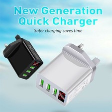Fast Quick Charge 3 Multi-Ports USB Transformer Adapter Power Supply Charger
