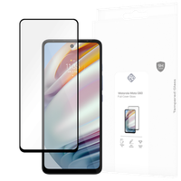 Panzerfolie Schutzglas Motorola Moto G60 Displayschutz - Cazy - Schwarz