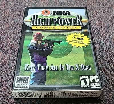 NRA Nation Rifle Association High Power Competition  PC CD-ROM 