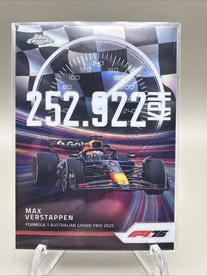 2025 Topps Chrome Formula 1 - Top Speed Max Verstappen #TS-1