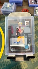 2022 Panini Clearly Donruss - Rated Rookie Romeo Doubs #85 Bronze Auto /75