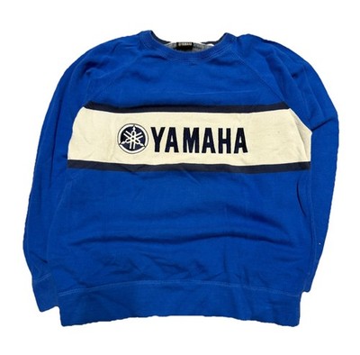 Yamaha 90s Blue Men s Pullover Sweater Size L  Made In USA