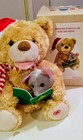 CRACKER BARREL ANIMATED CHRISTMAS TEDDY BEAR & MOUSE BOXED WRX GREAT  — photo 1