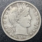 1900-S Barber Half Dollar VF+ Very Fine Tougher San Francisco Issue