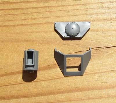 40K Astra Militarum Leman Russ Front Gun Mount Bits 