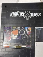FLICK TRIX STRICTLY BMX Bicycle Display Case With Lot Of Bicycle And Tech D Rare
