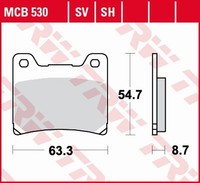 BremsbelÄGe Hinten Yamaha XJ 900 S Diversion (95-03)