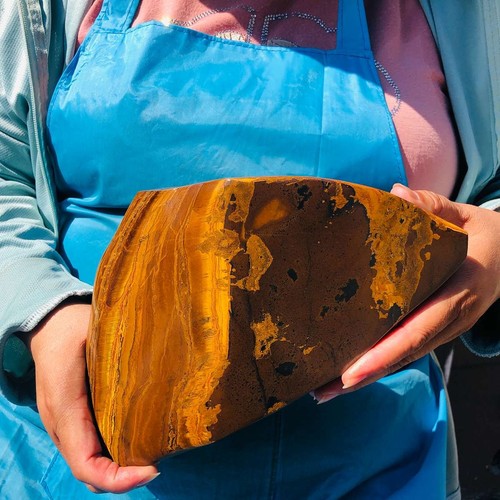 2270g Rare Natural Beautiful Tiger Eye Mineral Crystal Specimen Healing 1244 - Picture 15 of 15