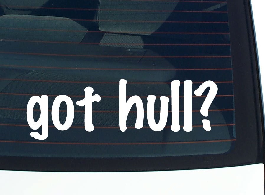 Got Hull Car Decal Bumper Sticker Vinyl Funny Last Name Window Pride