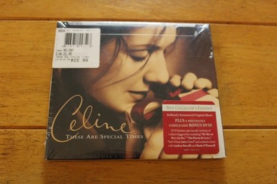 Celine Dion CD DVD These Are Special Times Collectors Ed Xmas Holiday NEW Sealed