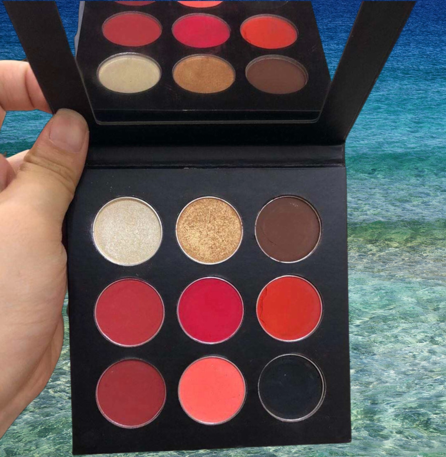 makeup palette crimson