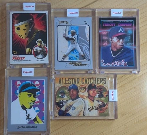 Topps Project 70 Lot: Deion, Clemente, Parker, Jackie Robinson, Posey, Perez
