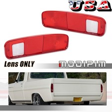 Red Tail Lights Lenses Set For 1973-79 Ford Truck 1978-79 Bronco 75-91 Econoline
