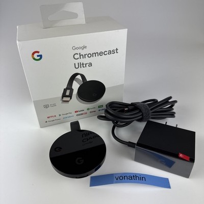 Google Chromecast ULTRA 4K HDR  NC2-6A5 D   Wi-Fi  Media Streamer