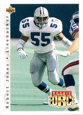 1992 Upper Deck Robert Jones #414 Dallas Cowboys