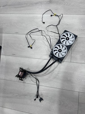 Corsair iCUE H100i RGB PRO XT 240mm AIO Liquid CPU Cooler 2x SP120 RGB 
