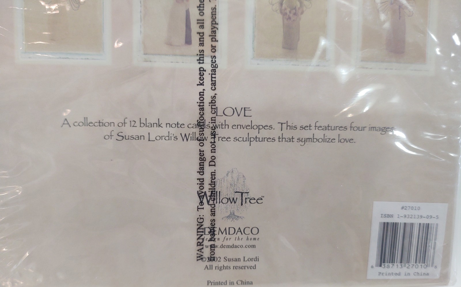 12 NEW Willow Tree Stationary "❤️LOVE Collection" Demdaco Susan Lordi CARDS 