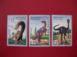 Briefmarken Grenada Dinosaurier 2