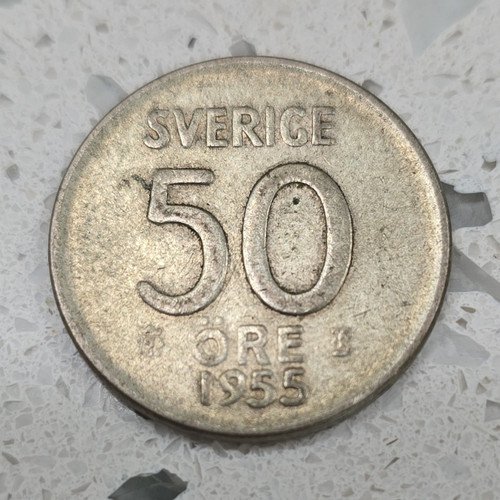 Sweden Öre Coin Lot 1937-1962 Circulated 50, 25, 10 Öre Multiple Years