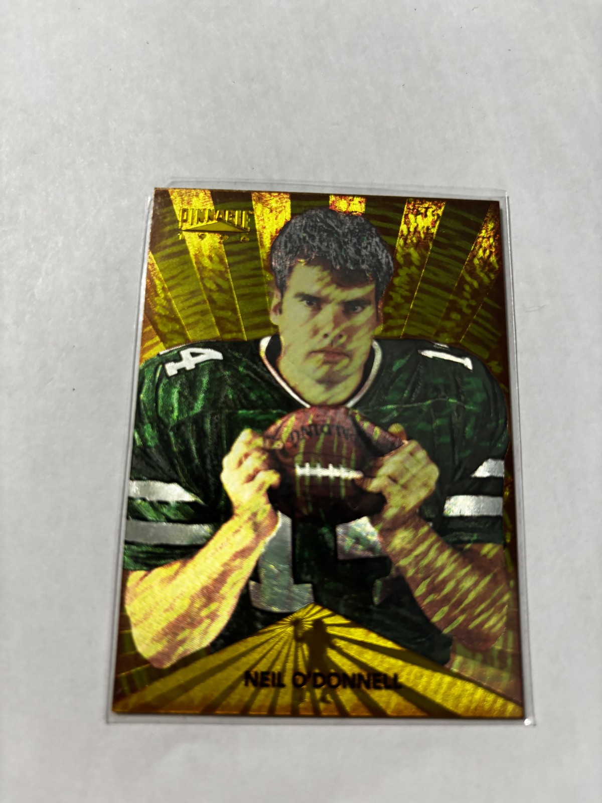 1996 Pinnacle Neil O'Donnell Trophy Collection New York Jets