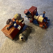 Vintage Corgi 851 "The Magic Roundabout" toy train set locomotive and carriage