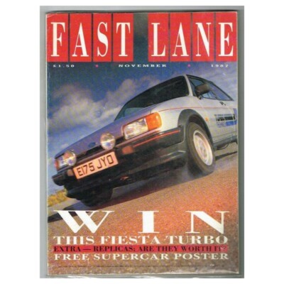 Fast Lane Magazine November 1987 mbox1269 Replicas:are they worth it?