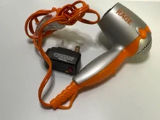 Wave Rage WR504 Orange Silver hair Dry Blower Styling EUC  TESTED 1600w