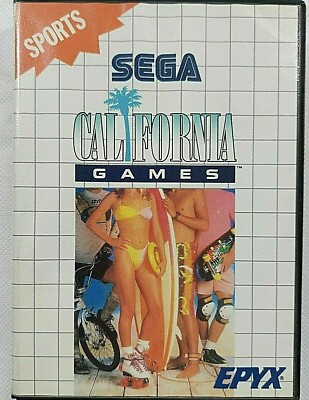 CALIFORNIA SPIELE für SEGA MASTER SYSTEM SELTEN & SCHWER ZU FINDEN