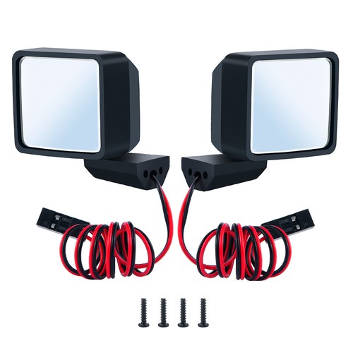 1/2 Pair Rearview Mirror For 1/6 RC Crawler Car Axial SCX6 AXI05000 Accessories - Picture 11 of 11