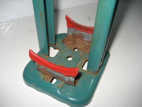 Vtg Downhill Ski Boot Tree Carrier 1960s SEARS Green Red Adjustable Height - Picture 7 of 10