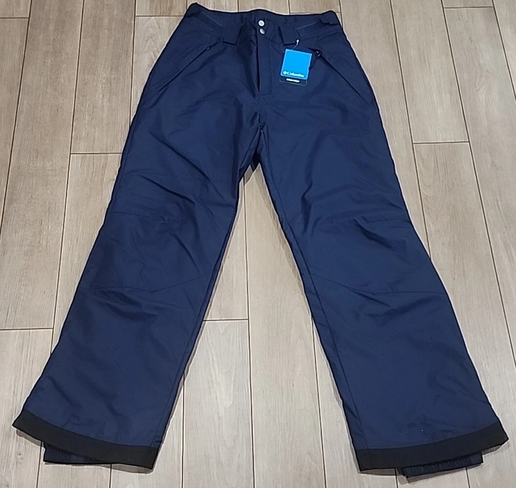 $100 Columbia Mens S Arctic Trip Omni Heat Snowboard Snow Pants Ski Navy Blue