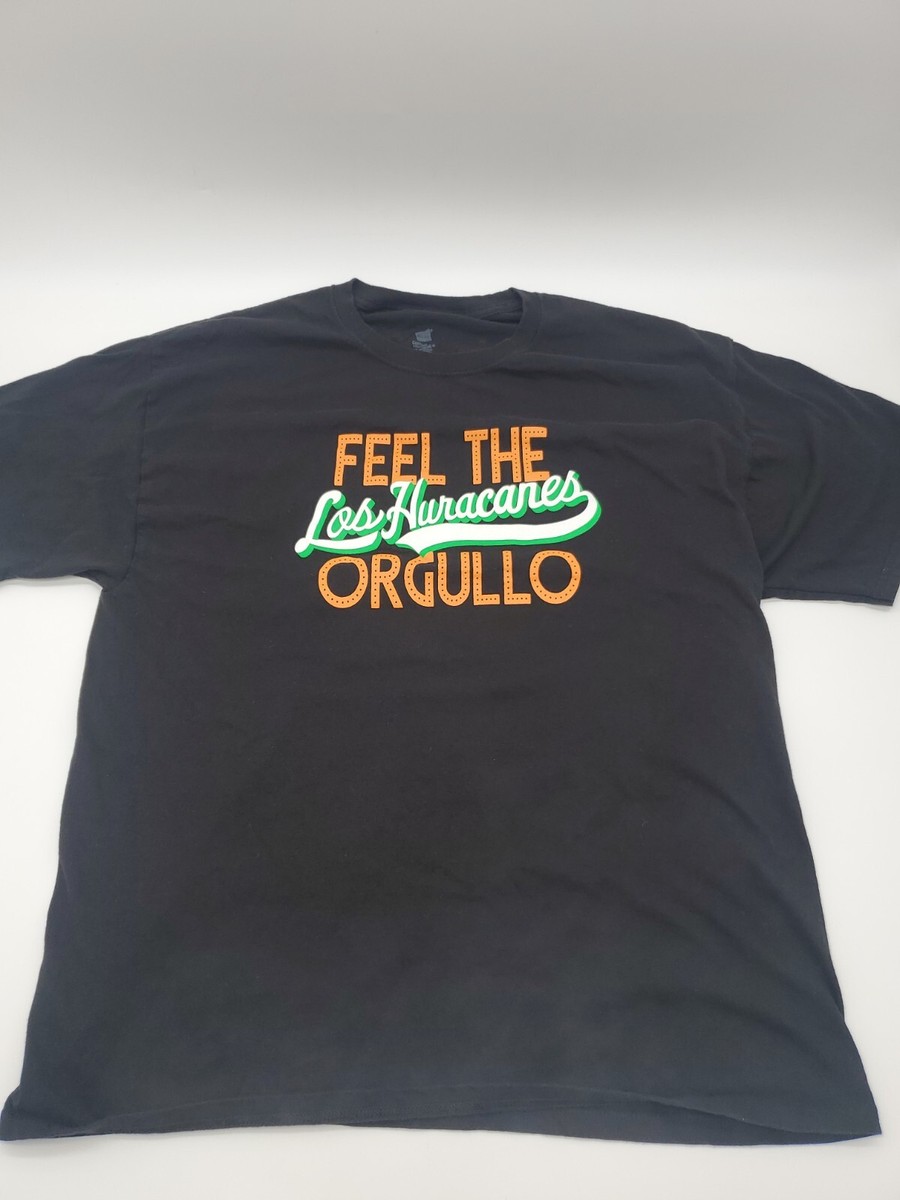 Los Hurricanes Feel The Orgullo T-shirt Men XL Sport Black Spell