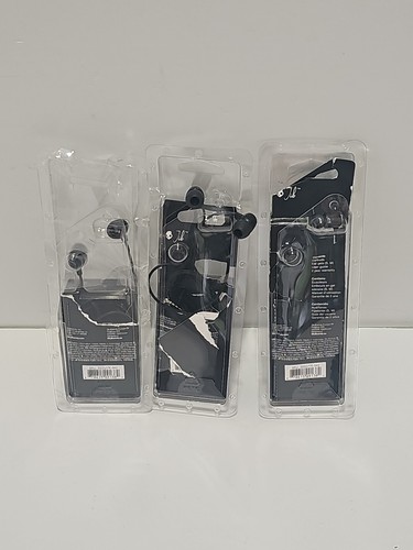 3-PACK Skullcandy Jib In-Ear Earbuds with Microphone - Black *OPEN NEW CONDITION - Picture 2 of 4
