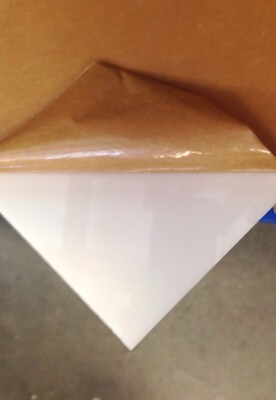 Acrylic Plexiglass Sheet - 1/8'' Thick - White - 12'' x 24''