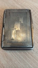 antique old German cigarette case. 1940-50  2