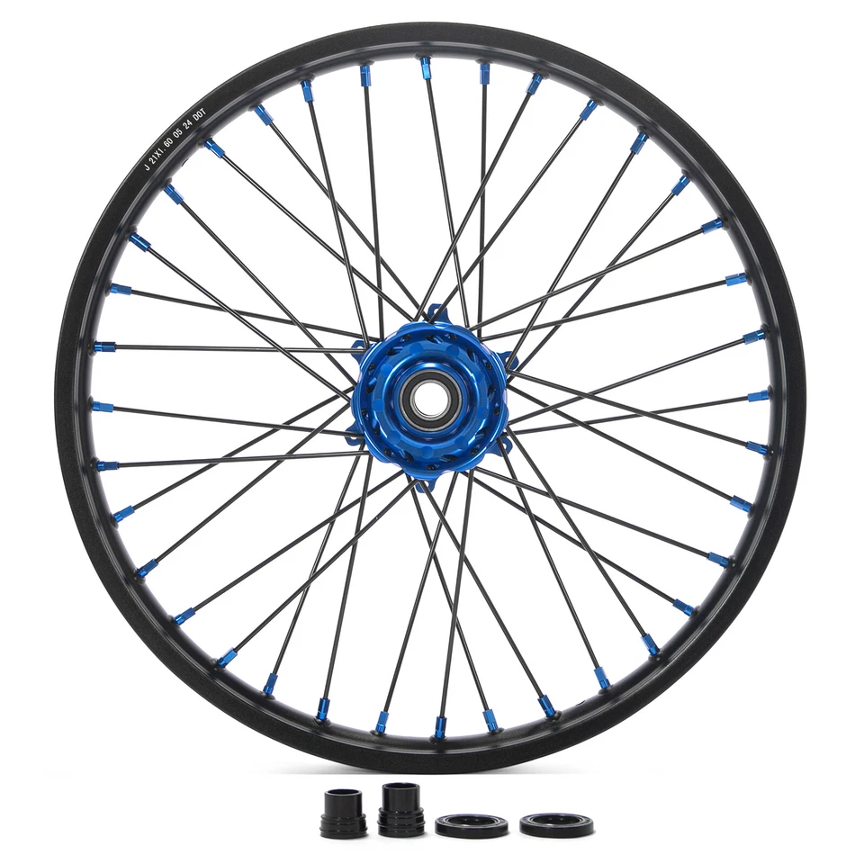 For Yamaha 21/18 CNC Wheel Set WR450F WR250F 2020-2025 YZ250FX YZ450FX 2016-2025 Foto 3 de 4