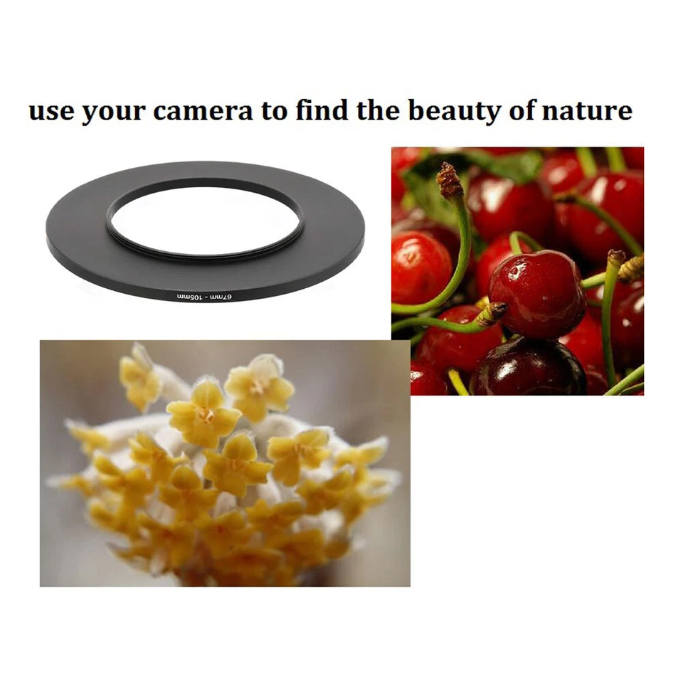 Anillo de filtro de lente anillo reductor/aumento 67-49/52/55/58/62/67/77/82/86/95/105 mm Foto 4 de 4