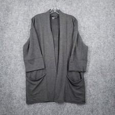 Gap Body Cardigan Womens XS Pure Body Gray Oversized Sweater