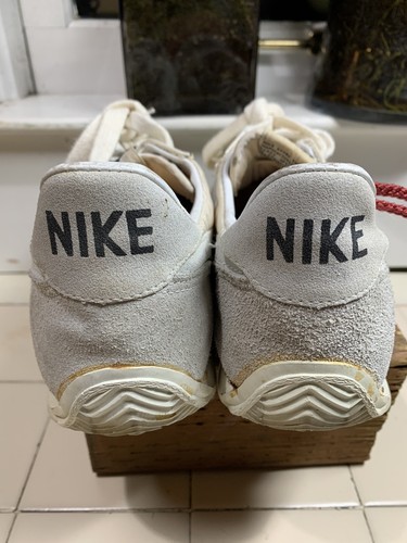 Vtg 80s. 1981 Nike Volleyball Women's Shoes 8.5 ,Men's 7 White Suede 810204 SHI - 第 5/16 張圖片