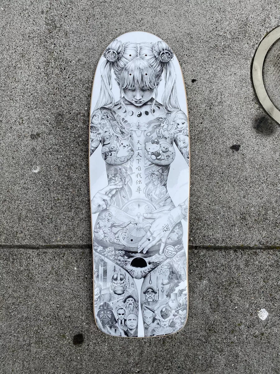 FTC x Shohei Otomo “Heisei Mary” Deck 10” Skateboard Rare Collaboration  White