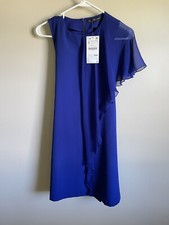 ZARA women blue dress size small