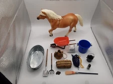 Breyer Horse. RDA Strikey. 1415, H75A  + Some Cleaning & Feeding Items.