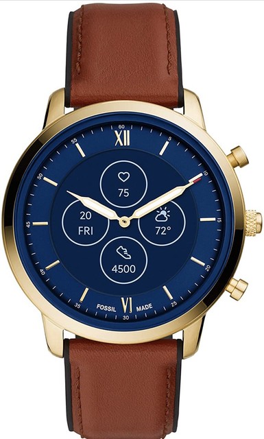 Fossil Mens 45mm Hybrid Smartwatch HR 