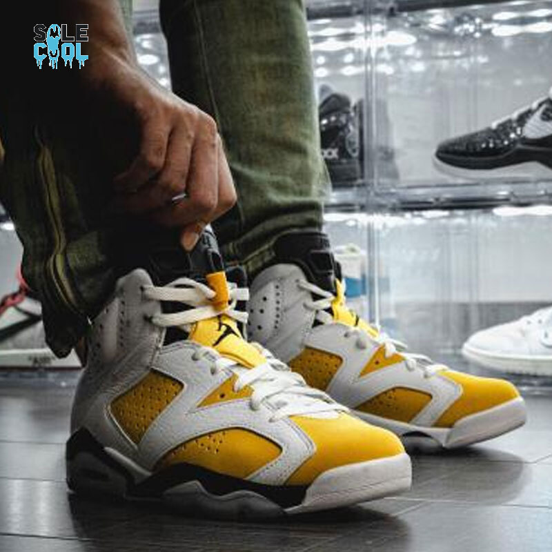 Nike Air Jordan AJ6 Retro Yellow Ochre Men's Shoes CT8529 Nike Air Jordan AJ6 Retro Yellow Ochre Men's Shoes CT8529