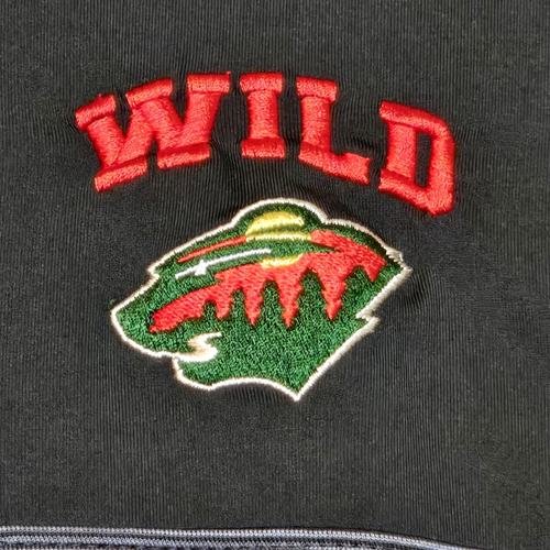 Suéter Pullover Minnesota Wild NHL Hockey 1/4 Cremallera - Para Hombre Talla 2XL - Verde Oscuro - Imagen 4 de 11