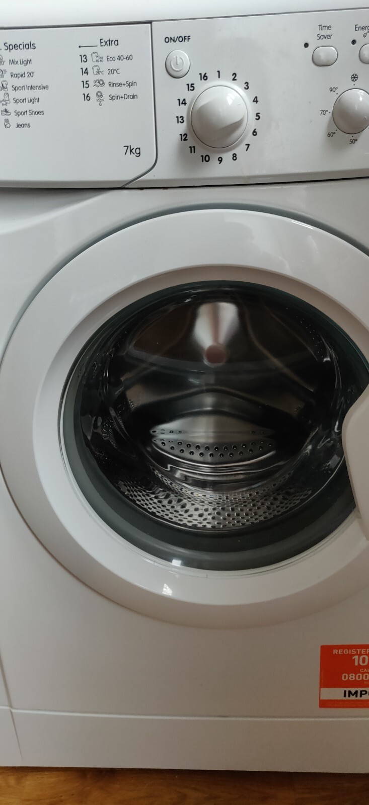 Indesit IWC71452 ECO 1400rpm Washing Machine 7kg Load Class A++ White