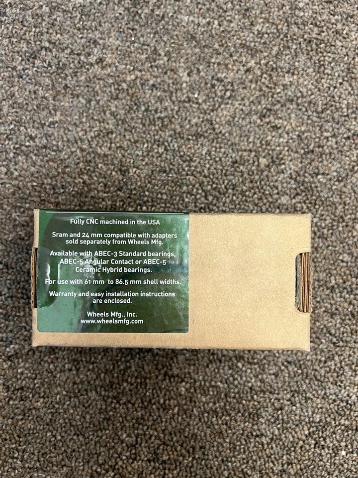 Wheels Manufacturing 386 EVO Bottom Bracket with Angular Contact Bearings for - Image 2 of 4