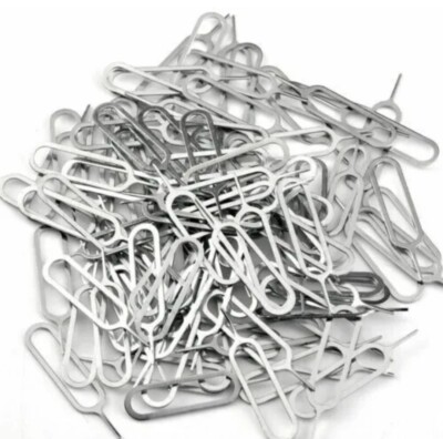 3 x Sim Pin Auswerfer Karte Entfernung Fach Öffner Werkzeug Samsung Galaxy iPhone Xiaomi